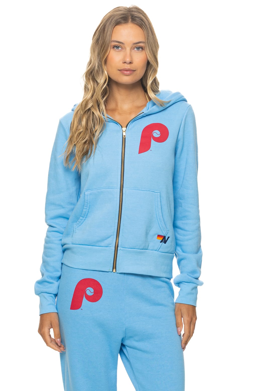 Retro PHILADELPHIA PHILLIES 2026 ZIP HOODIE - SKY