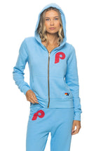 Retro PHILADELPHIA PHILLIES 2026 ZIP HOODIE - SKY