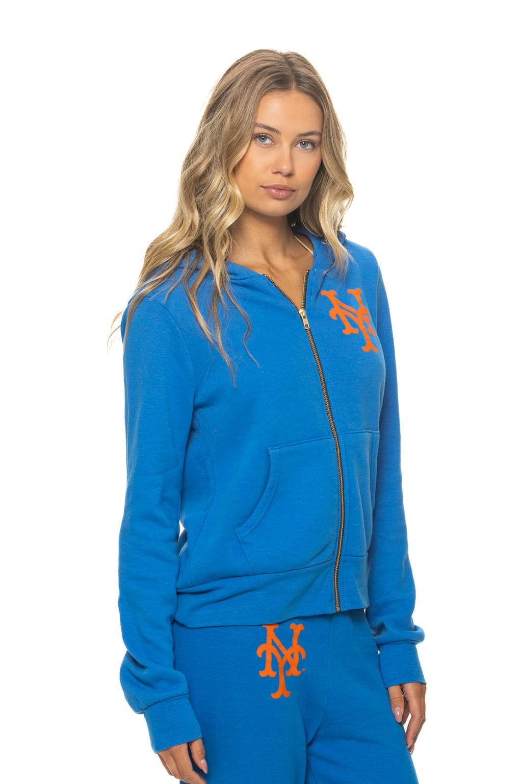Retro NY METS 2026 ZIP HOODIE - OCEAN