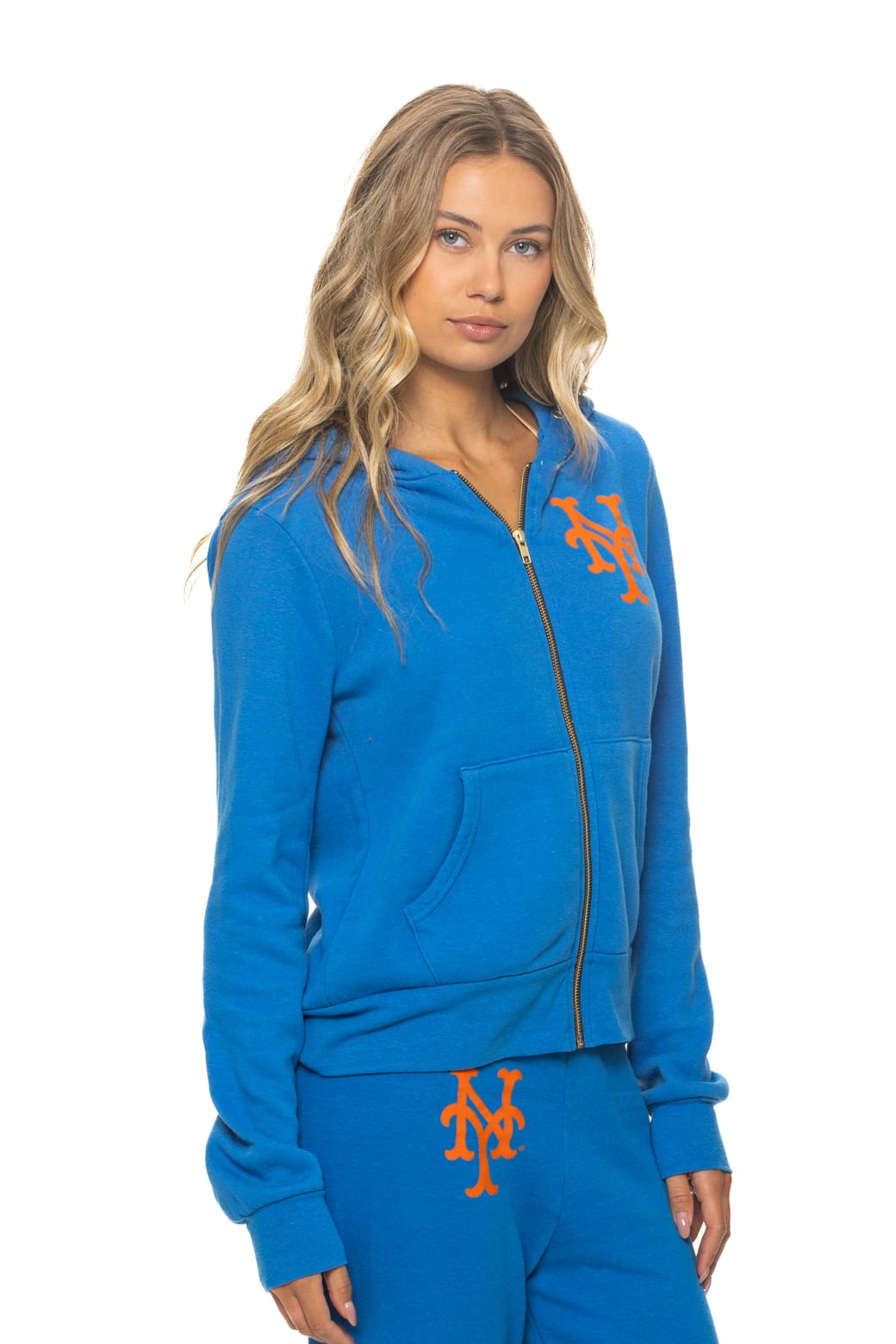 Retro NY METS 2026 ZIP HOODIE - OCEAN