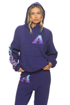 Retro ARIZONA DIAMONDBACKS 2026 RELAXED PULLOVER HOODIE - DEEP PURPLE