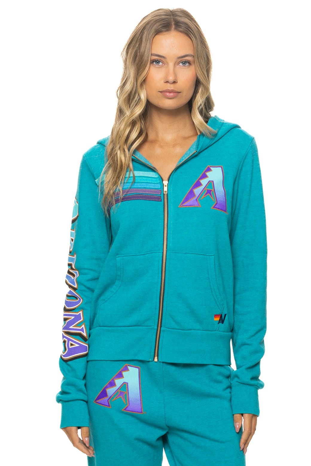 Retro ARIZONA DIAMONDBACKS 2026 ZIP HOODIE - TEAL