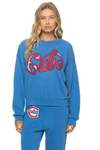 Retro CHICAGO CUBS 2026 RELAXED CREW SWEATSHIRT - COBALT