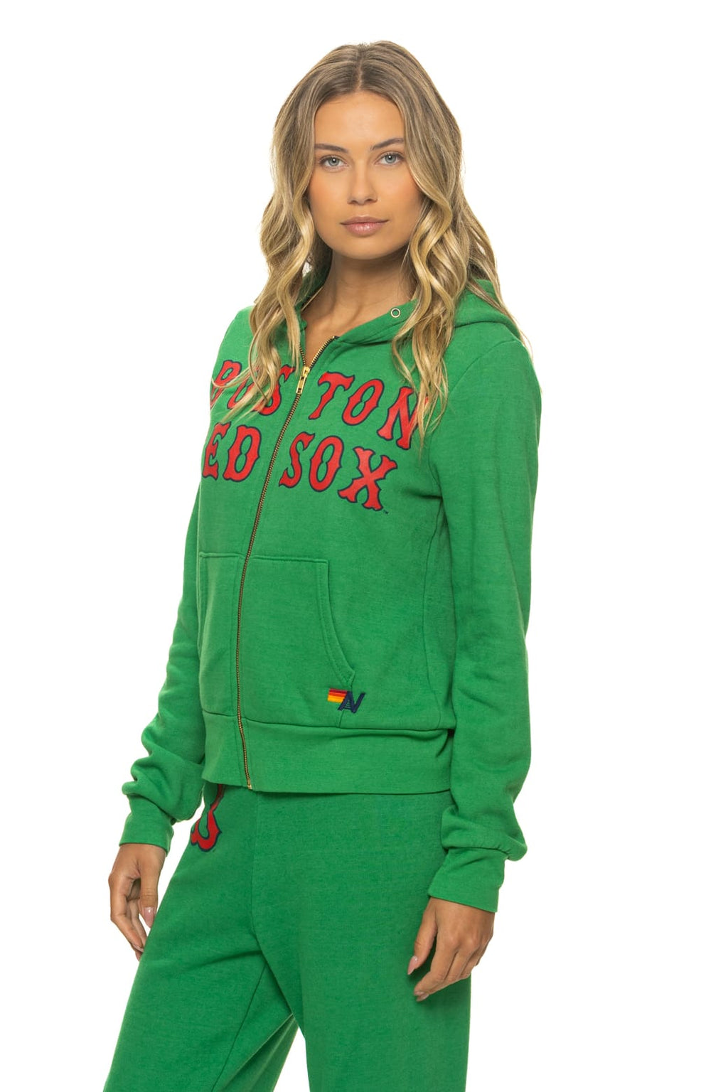 Retro BOSTON RED SOX 2026 ZIP HOODIE - KELLY GREEN