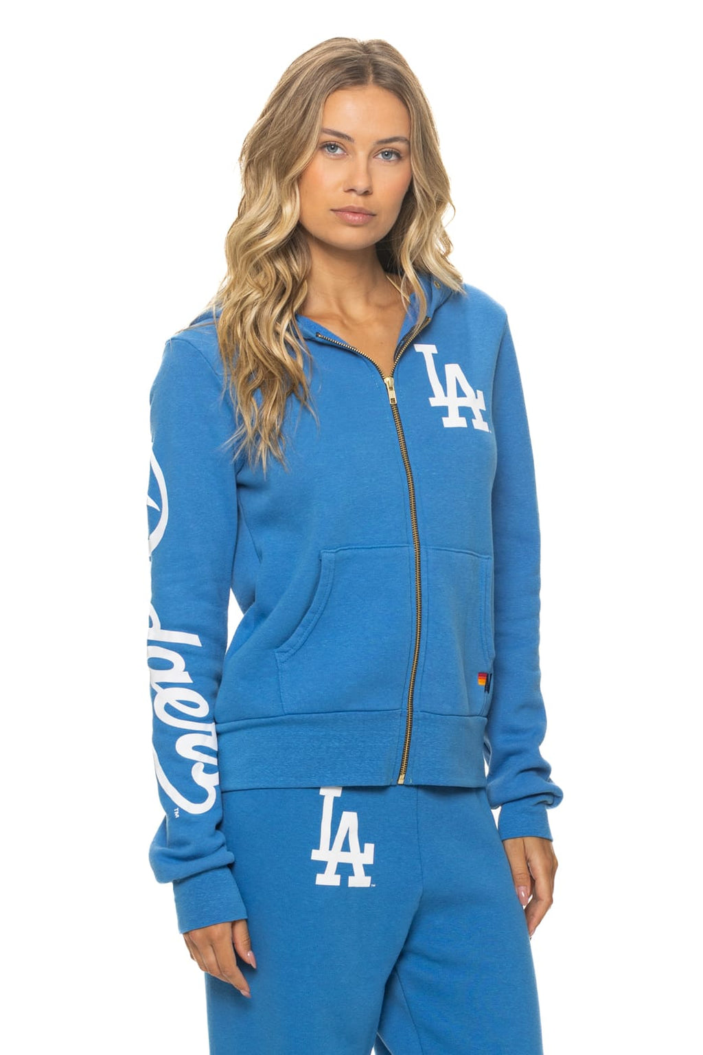 Retro LOS ANGELES DODGERS 2026 ZIP HOODIE - COBALT