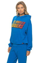 Retro LOS ANGELES DODGERS 2026 RELAXED PULLOVER HOODIE - OCEAN