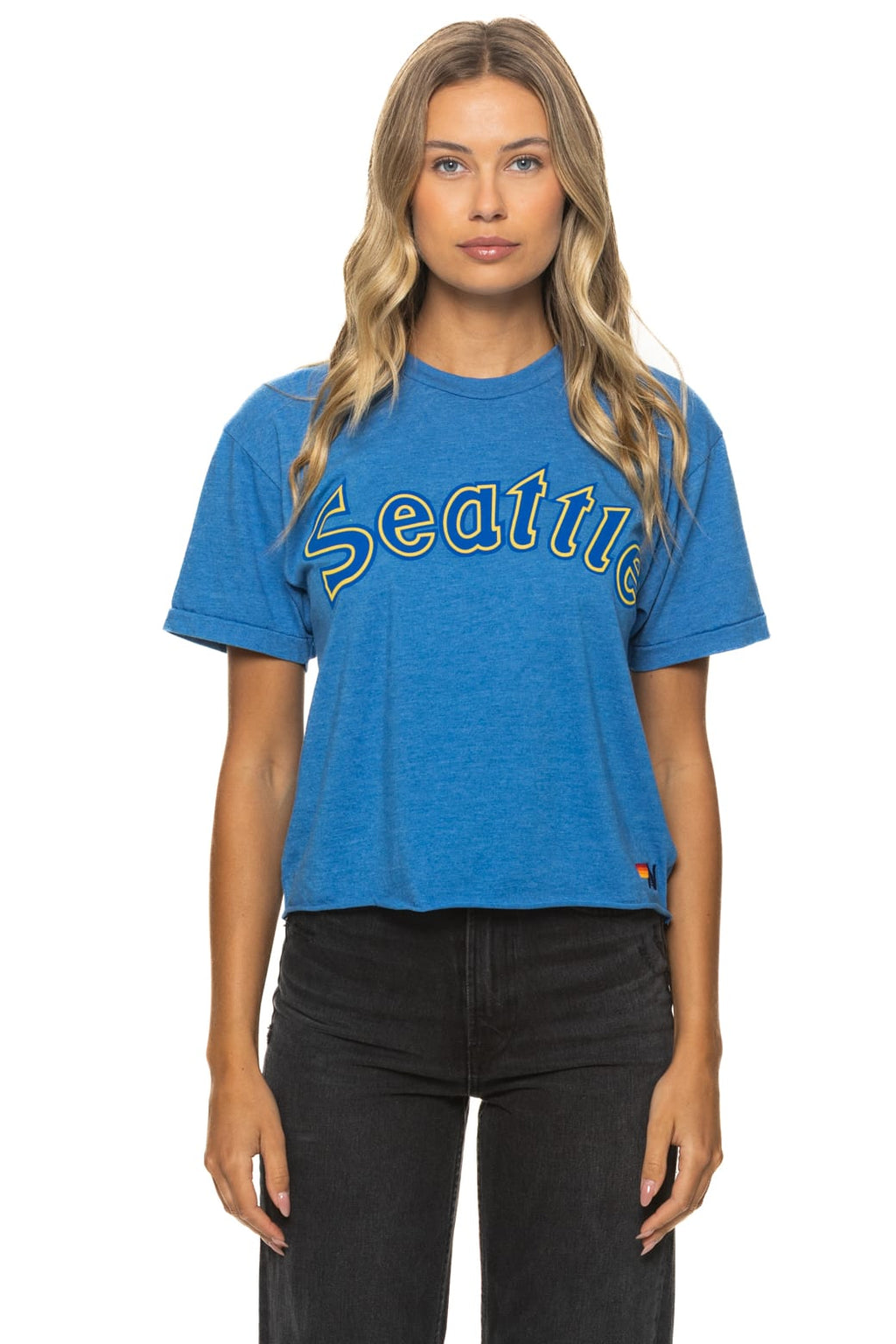 Retro SEATTLE MARINERS 2026 BOYFRIEND TEE - COBALT