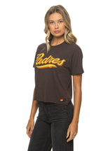 Retro SAN DIEGO PADRES 2026 BOYFRIEND TEE - BROWN