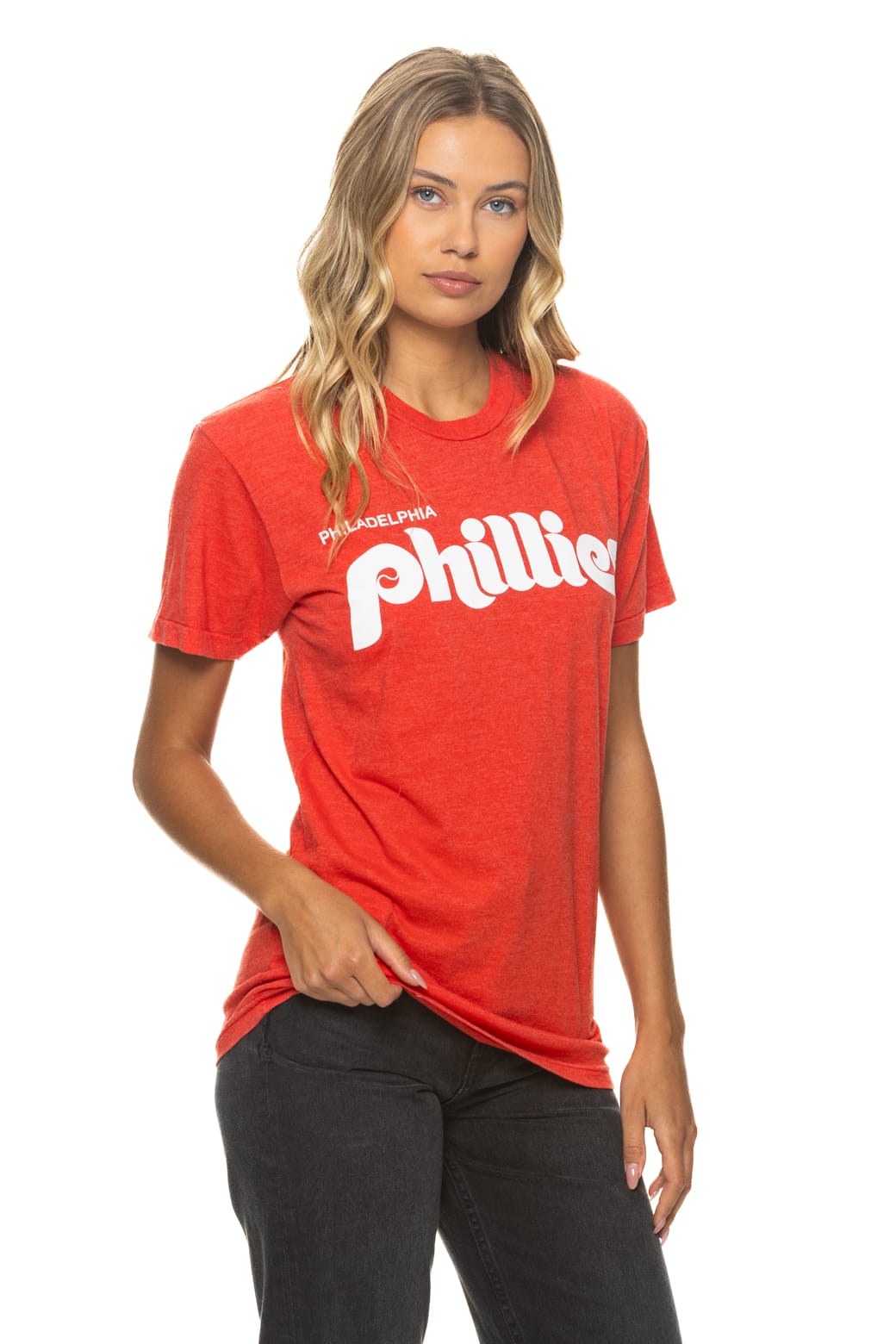 Retro PHILADELPHIA PHILLIES 2026 CREW TEE - RED
