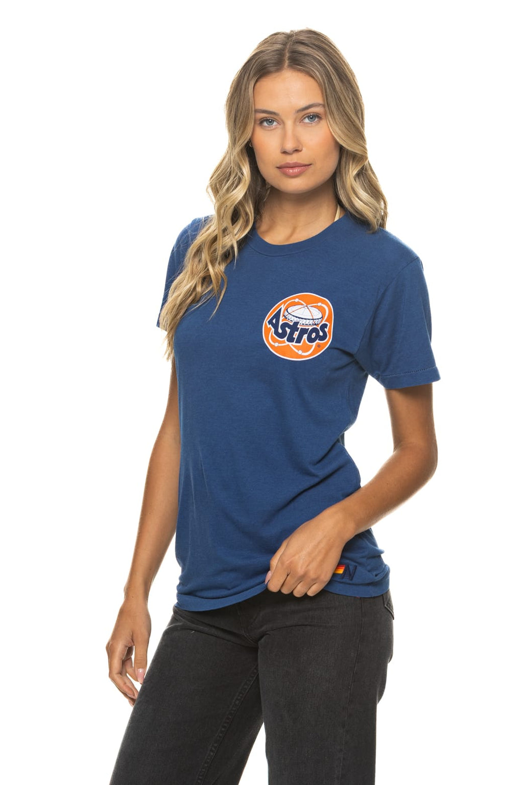 Retro HOUSTON ASTROS 2026 CREW TEE - ROYAL