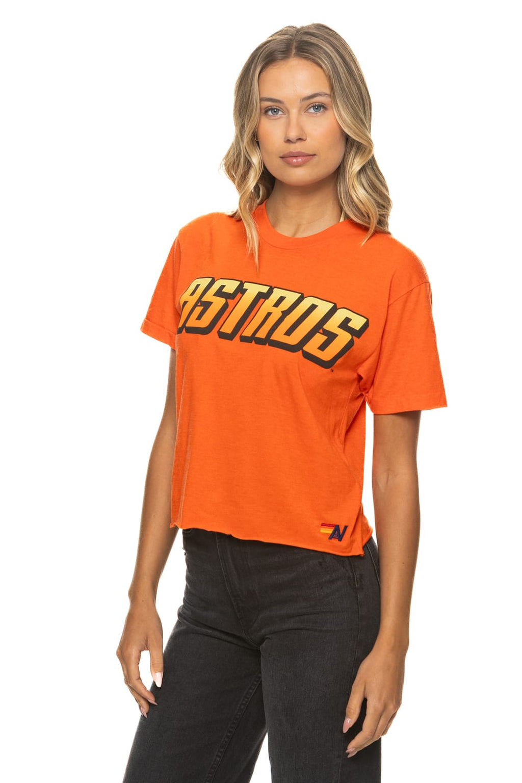 Retro HOUSTON ASTROS 2026 BOYFRIEND TEE - ORANGE
