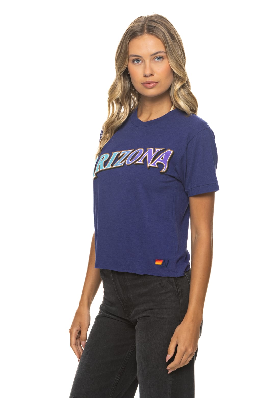 Retro ARIZONA DIAMONDBACKS 2026 BOYFRIEND TEE - DEEP PURPLE