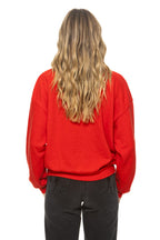 Retro PHILADELPHIA PHILLIES 2026 RELAXED CREW SWEATSHIRT - RED