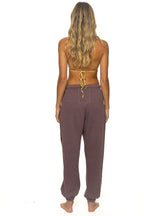 Retro BOLT PRINT SWEATPANTS - MOCHA