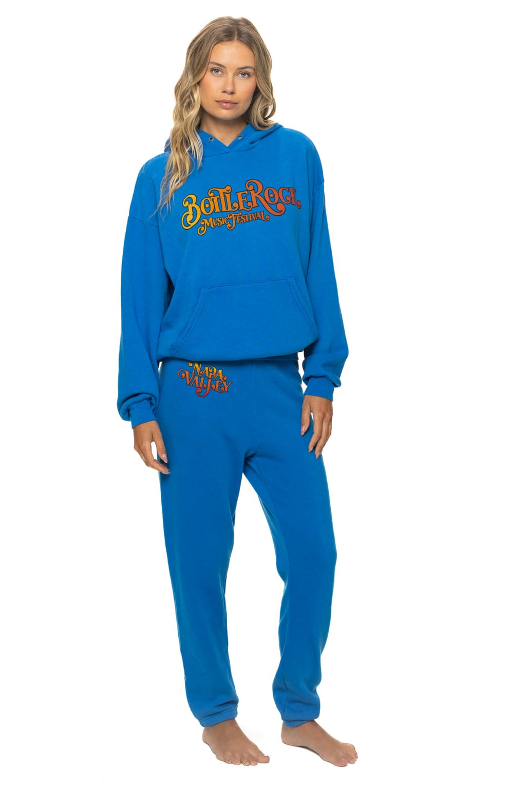 Retro AVIATOR NATION BOTTLEROCK 2026 SWEATPANTS - ADVENTURE BLUE