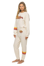 Retro BOTTLEROCK 2026 RUGBY STITCH SWEATPANTS - VINTAGE WHITE