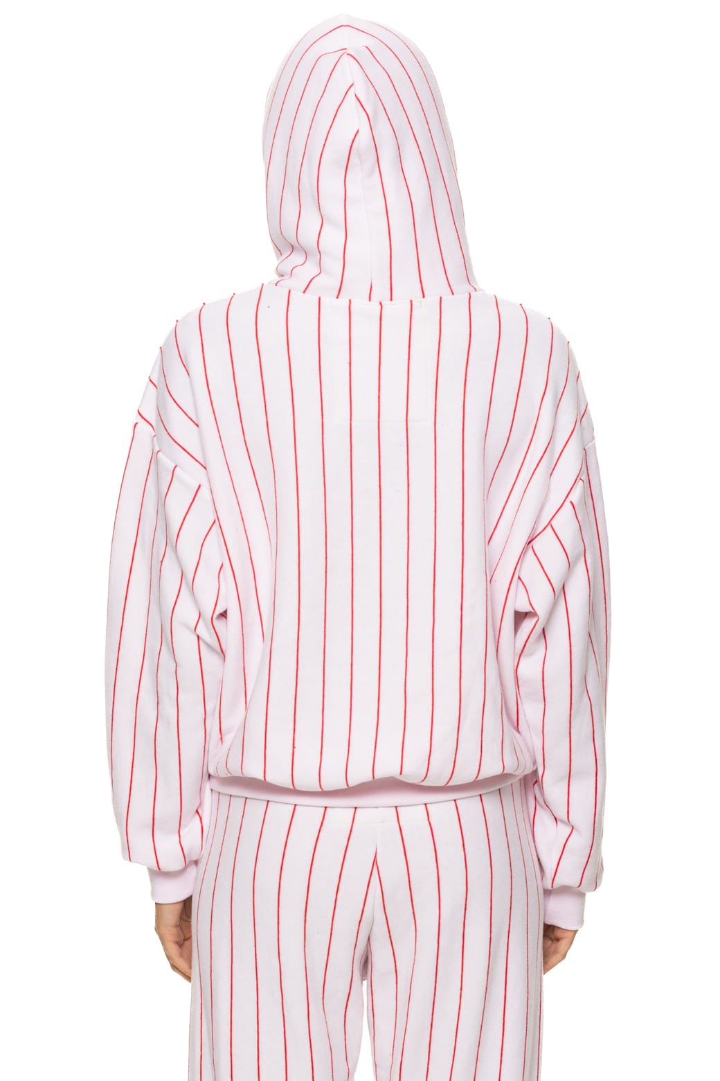 Retro PHILADELPHIA PHILLIES PINSTRIPE 2026 RELAXED PULLOVER HOODIE - WHITE RED