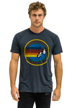 Retro SIGNATURE VENICE TEE - CHARCOAL