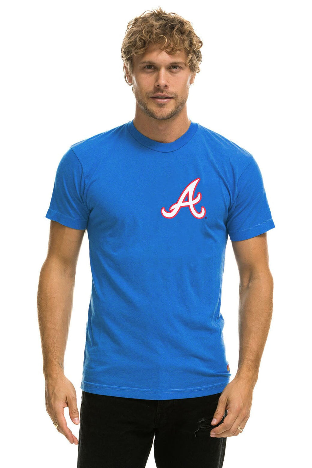 Retro ATLANTA BRAVES 2026 CREW TEE - COBALT