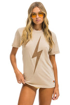 Retro BOLT TEE - SAND MOCHA
