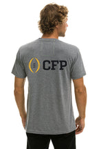 Retro CFP NATIONAL CHAMPIONSHIP 2025 CREW TEE SHIRT - HEATHER GREY