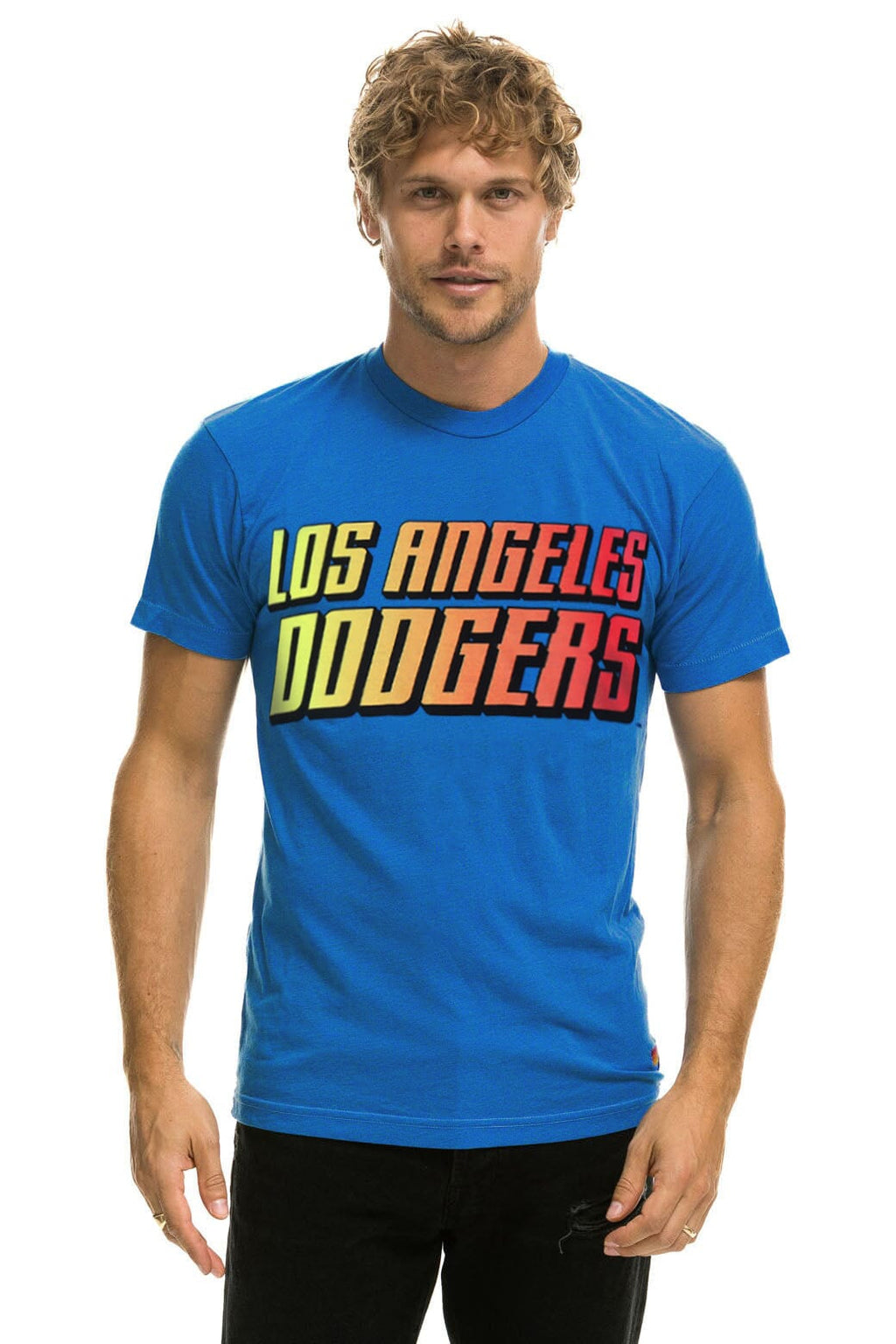 Retro LOS ANGELES DODGERS 2026 CREW TEE - OCEAN