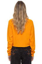 Retro UNIVERSITY OF TENNESSEE VOLS CROPPED CREW SWEATSHIRT - TENNESSEE ORANGE