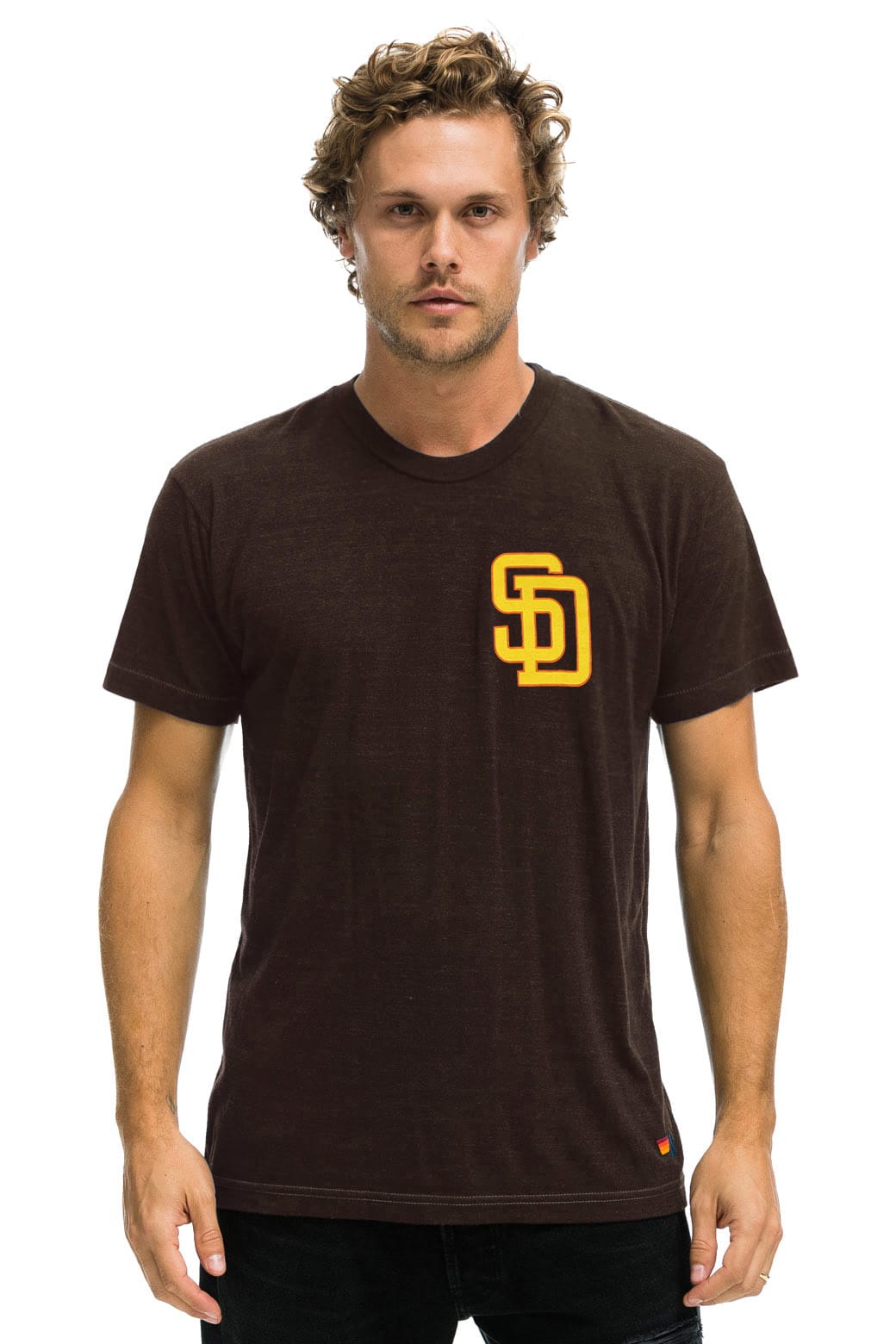 Retro SAN DIEGO PADRES 2026 CREW TEE - BROWN