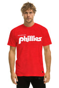 Retro PHILADELPHIA PHILLIES 2026 CREW TEE - RED