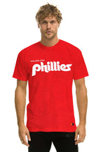 Retro PHILADELPHIA PHILLIES 2026 CREW TEE - RED