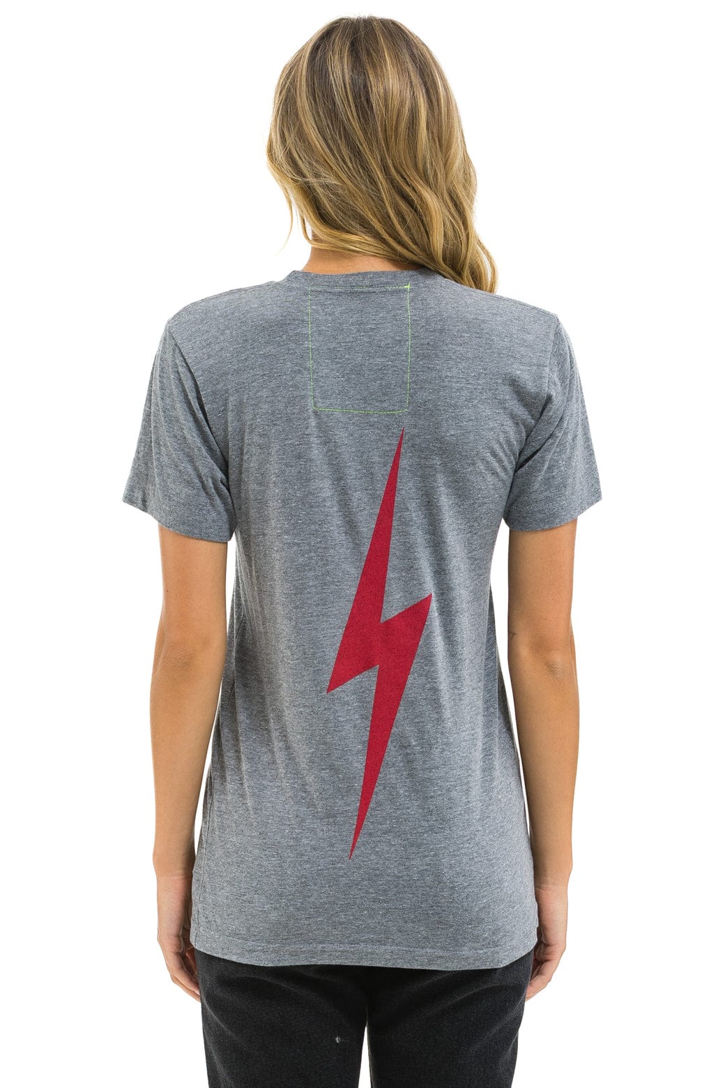 Retro PHILLIES BOLT CREW TEE - HEATHER GREY