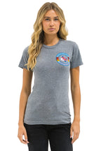 Retro TEXAS RANGERS UNISEX CREW TEE - HEATHER GREY