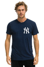 Retro NEW YORK YANKEES 2026 CREW TEE - NAVY