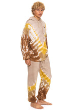 Retro HAND DYED V SWEATPANTS - TIE DYE SAND CINNAMON