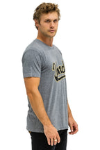 Retro VANDERBILT COMMODORES CREW TEE SHIRT - HEATHER GREY