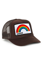 Retro ASPEN RAINBOW TRUCKER HAT