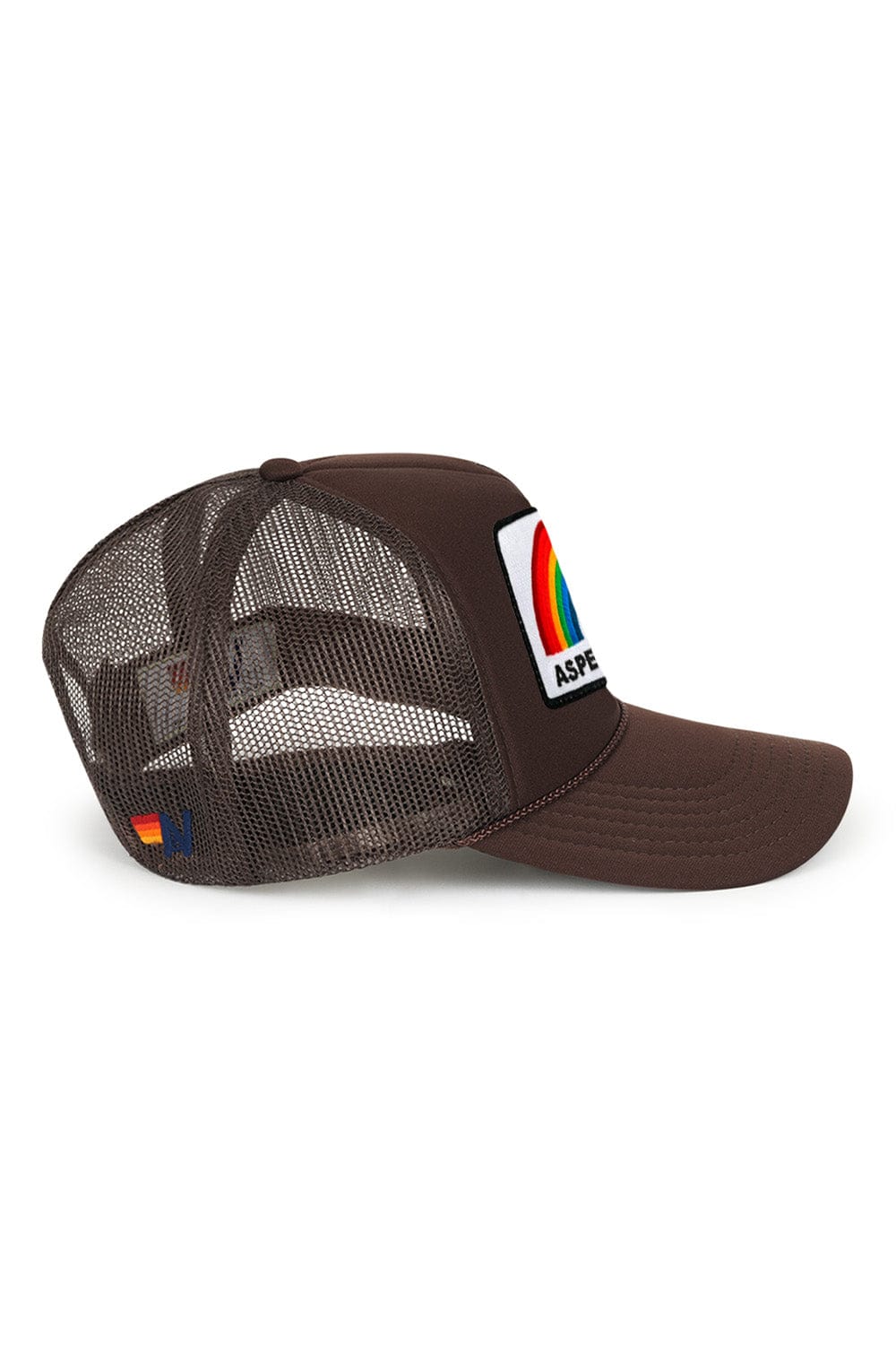 Retro ASPEN RAINBOW TRUCKER HAT