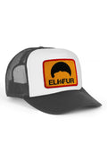 Retro ELI & FUR DREAMLAND VINTAGE TRUCKER HAT- BLACK