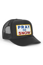 Retro PRAY FOR SNOW VINTAGE TRUCKER HAT