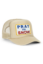 Retro PRAY FOR SNOW VINTAGE TRUCKER HAT