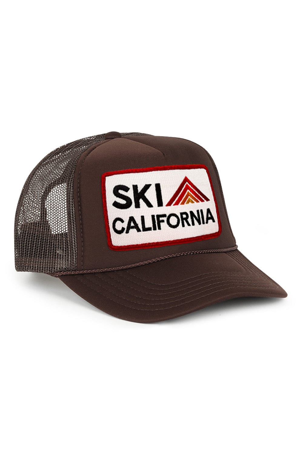 Retro SKI CALIFORNIA TRUCKER HAT