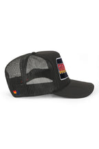 Retro UNIVERSITY OF OKLAHOMA SOONERS VINTAGE LOW RISE TRUCKER - BLACK