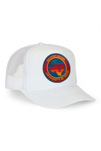Retro UNIVERSITY OF TEXAS CIRCLE PATCH VINTAGE LOW RISE TRUCKER - WHITE