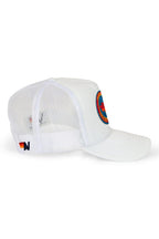 Retro UNIVERSITY OF TEXAS CIRCLE PATCH VINTAGE LOW RISE TRUCKER - WHITE