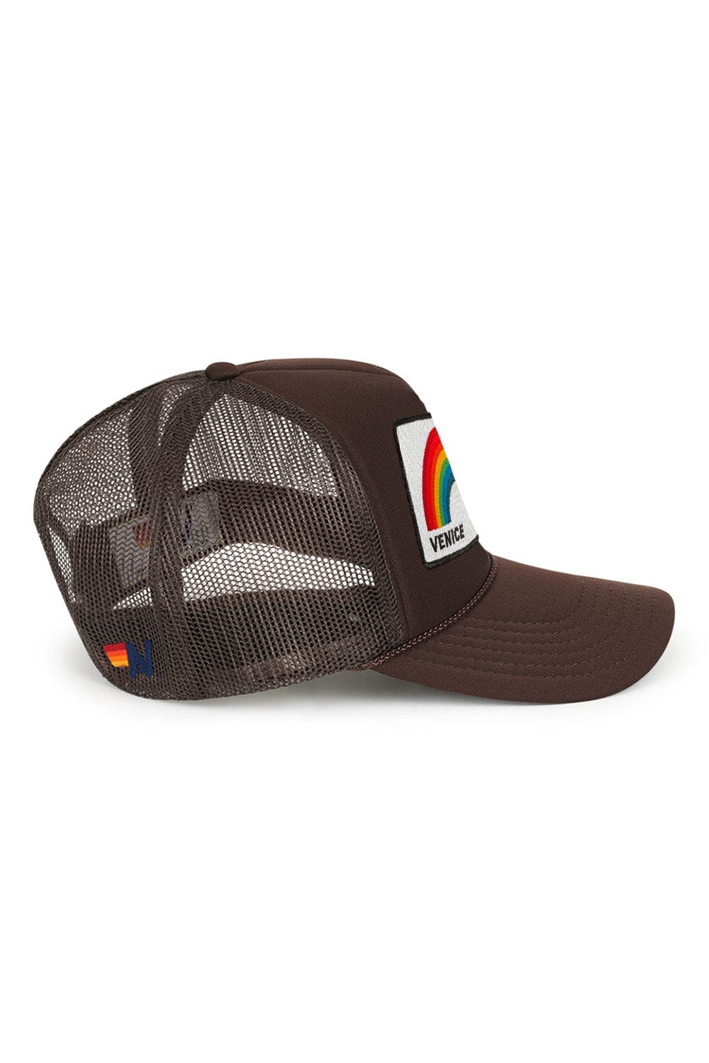 Retro VENICE RAINBOW TRUCKER HAT