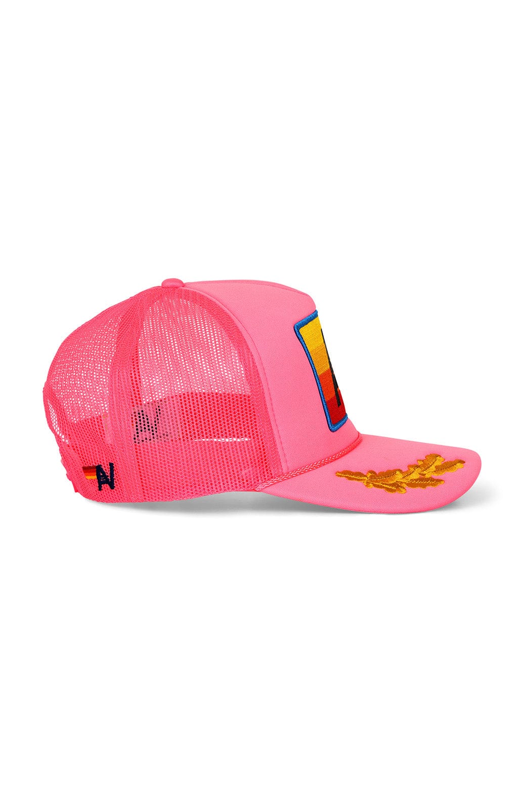 Retro LOGO RAINBOW - VINTAGE LOW RISE LEAF TRUCKER
