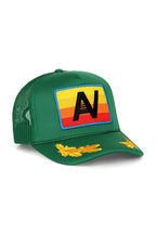 Retro LOGO RAINBOW - VINTAGE LOW RISE LEAF TRUCKER