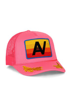 Retro LOGO RAINBOW - VINTAGE LOW RISE LEAF TRUCKER