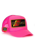 Retro CFP NATIONAL CHAMPIONSHIP 2025 VINTAGE LOW RISE TRUCKER - NEON PINK