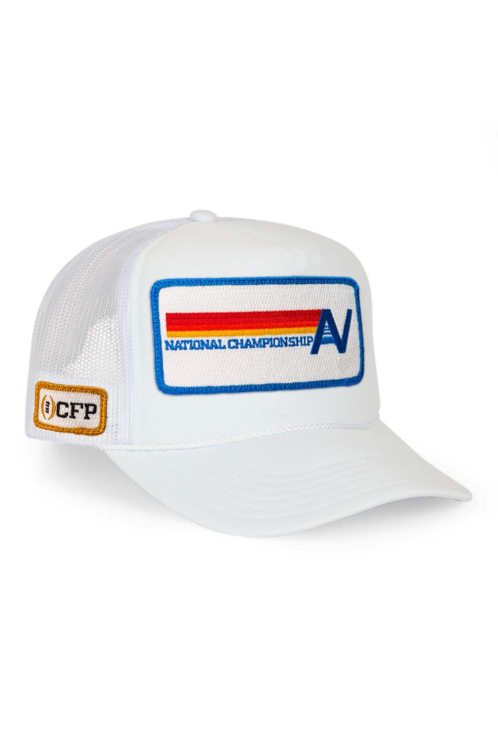 Retro CFP NATIONAL CHAMPIONSHIP 2025 VINTAGE LOW RISE TRUCKER - WHITE